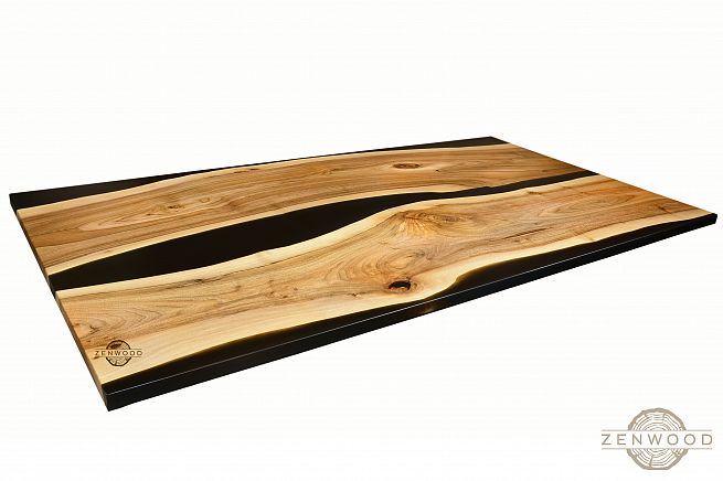 Столи з епоксидної смоли і дерева - Київ | ZenWood