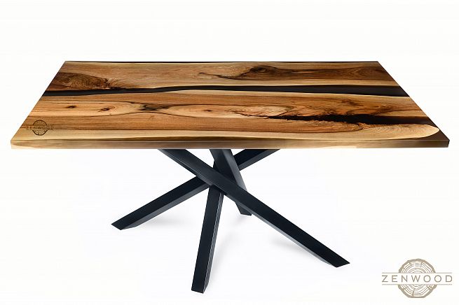 Столи з епоксидної смоли і дерева - Київ | ZenWood