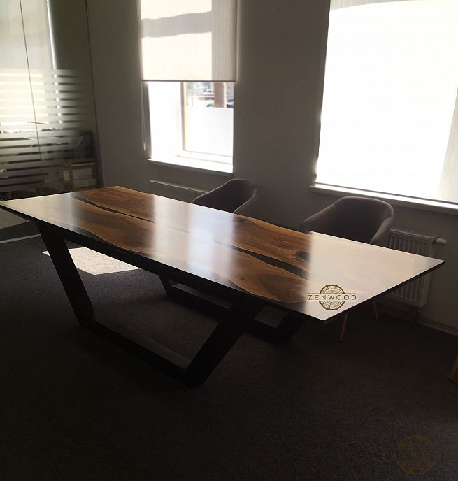 Столи з епоксидної смоли і дерева - Київ | ZenWood