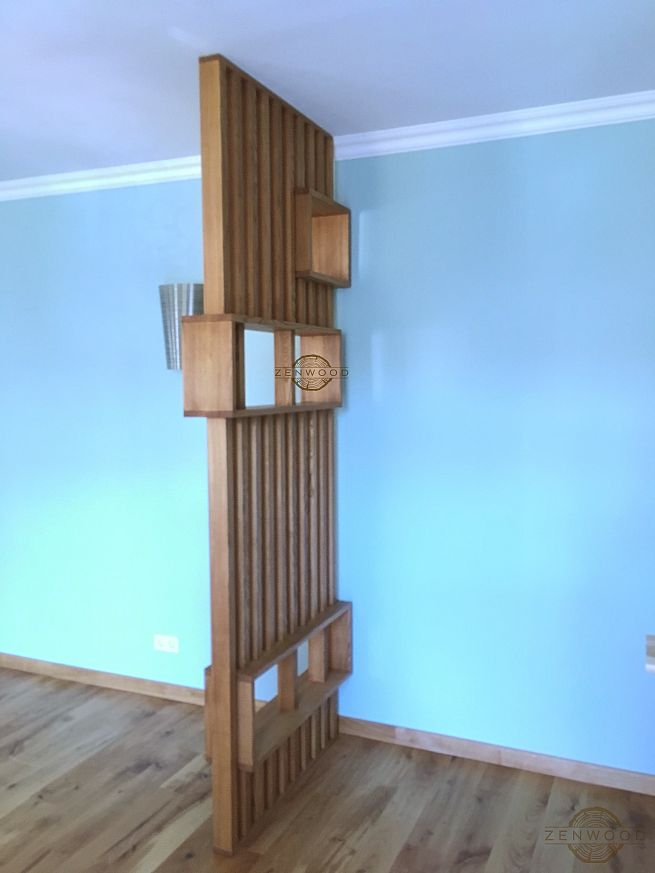 Перегородка зонування з полицями - Київ | ZenWood