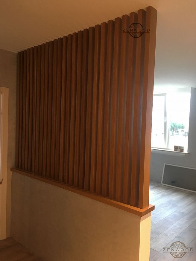 Перегородка зонування вертикальним брусом - Київ | ZenWood