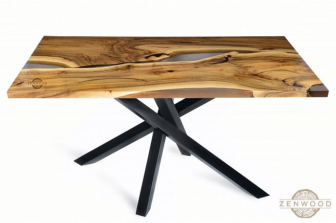 Столи з епоксидної смоли і дерева - Київ | ZenWood