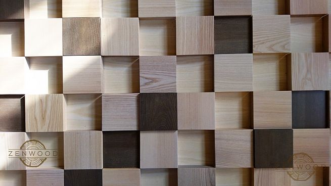Декор стін кубічний - Київ | ZenWood