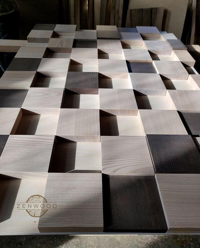 Декор стін кубічний - Київ | ZenWood