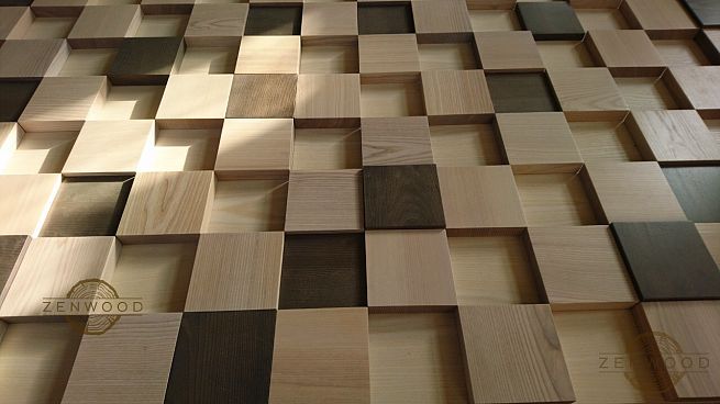 Декор стін кубічний - Київ | ZenWood