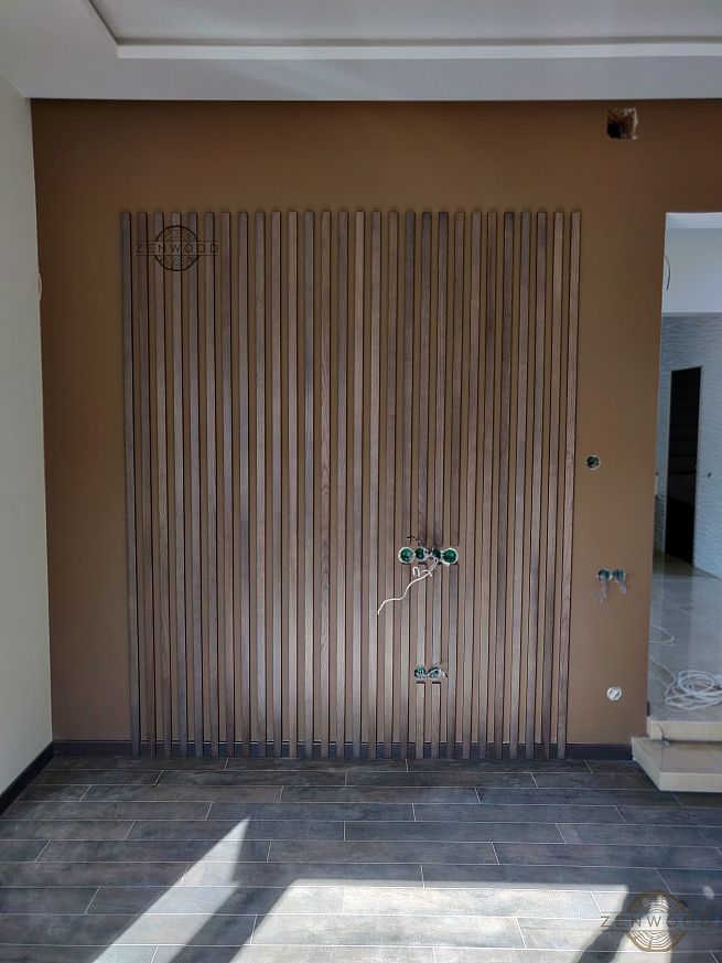 Декор стін вертикальними рейками - Київ | ZenWood