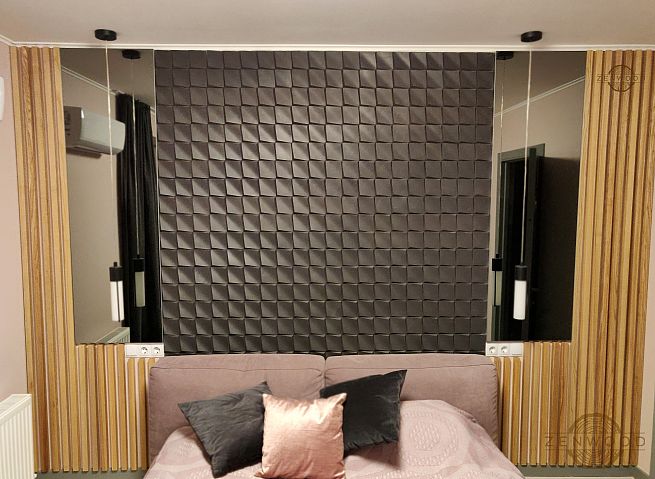 Декор стін вертикальними рейками - Київ | ZenWood