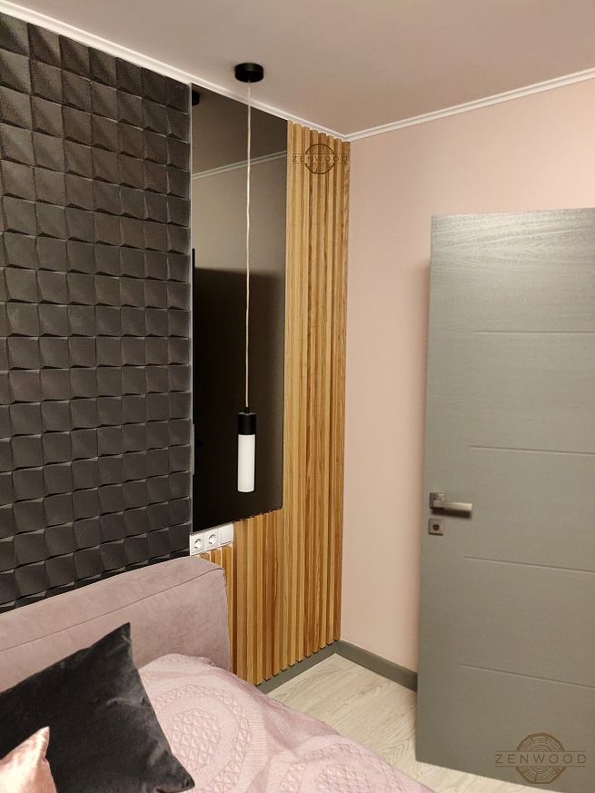 Декор стін вертикальними рейками - Київ | ZenWood