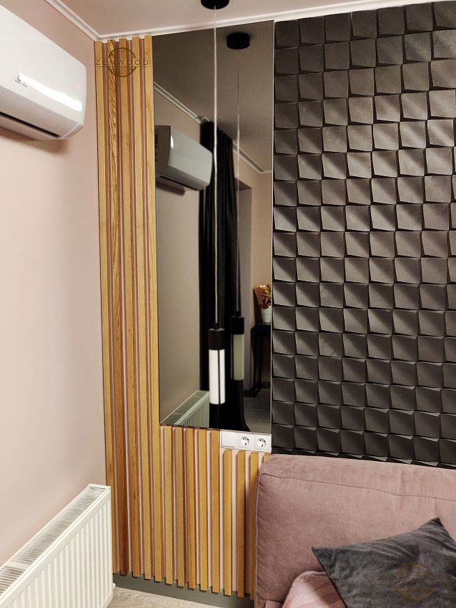 Декор стін вертикальними рейками - Київ | ZenWood