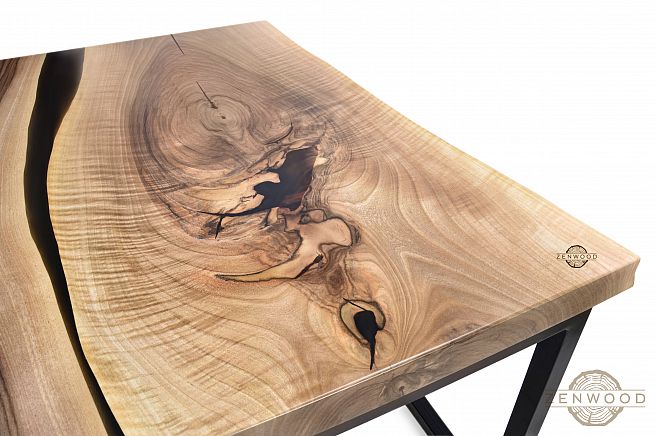 Столи з епоксидної смоли і дерева - Київ | ZenWood