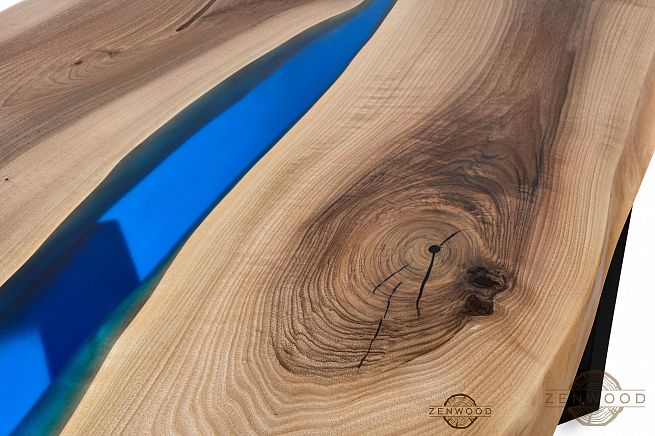 Столи з епоксидної смоли і дерева - Київ | ZenWood