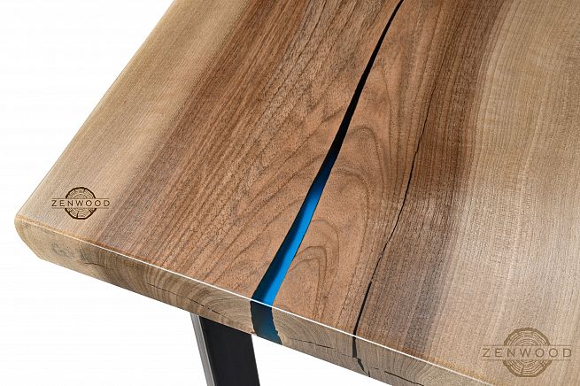 Столи з епоксидної смоли і дерева - Київ | ZenWood