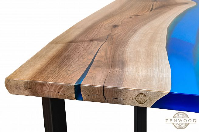 Столи з епоксидної смоли і дерева - Київ | ZenWood