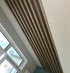 Декор стелі брусом - Київ | ZenWood