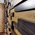 Стеновая панель в виде наборных брусочков - Киев | ZenWood
