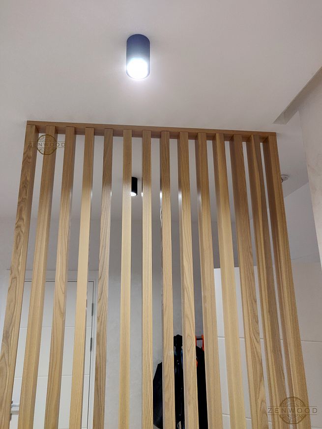 Перегородка зонування вертикальним брусом - Київ | ZenWood