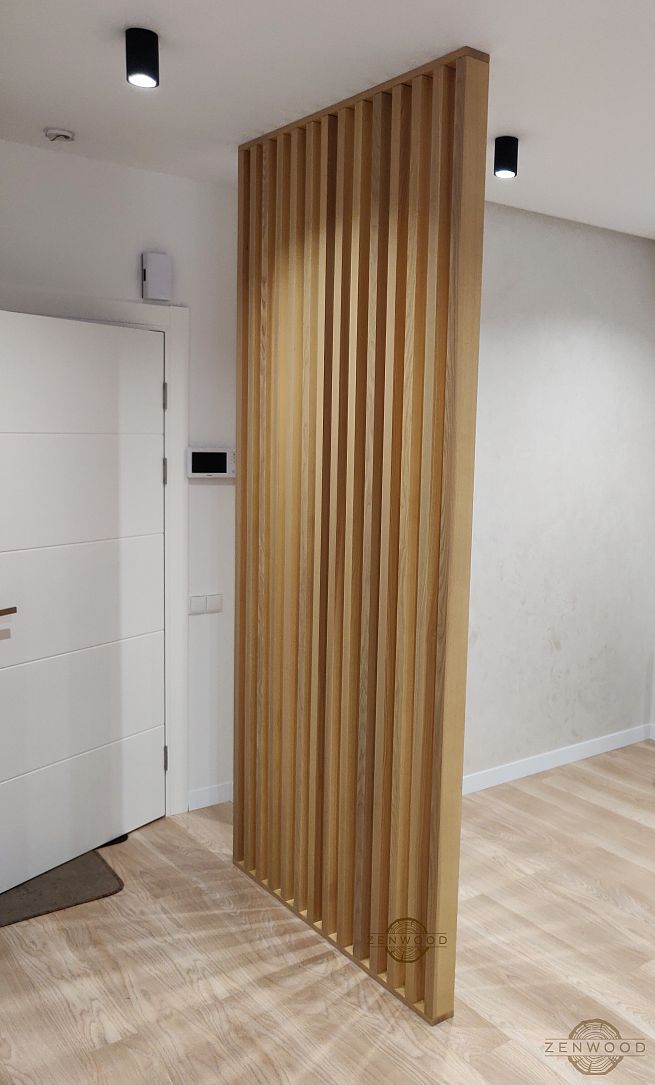 Перегородка зонування вертикальним брусом - Київ | ZenWood