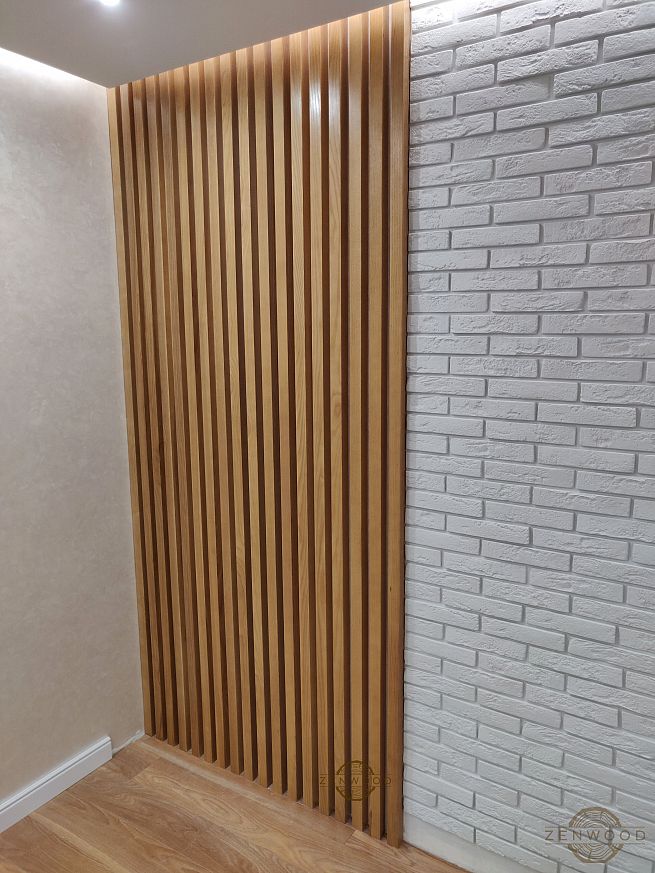 Декор стін вертикальними рейками - Київ | ZenWood