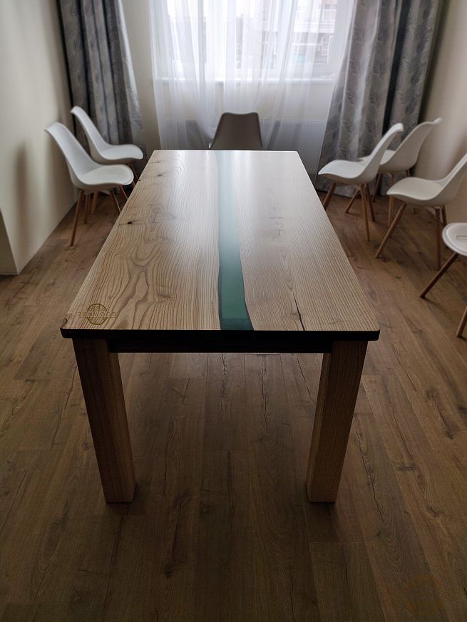 Столи з епоксидної смоли і дерева - Київ | ZenWood