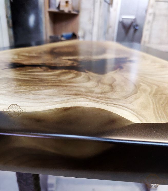 Столи з епоксидної смоли і дерева - Київ | ZenWood