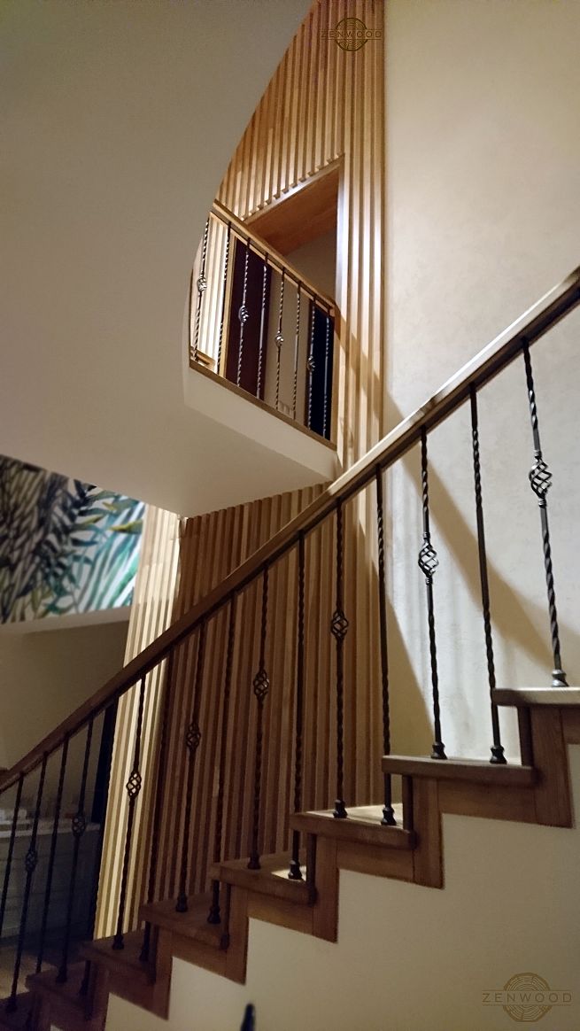 Перегородка зонування вертикальним брусом - Київ | ZenWood