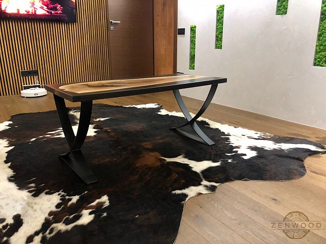 Столи з епоксидної смоли і дерева - Київ | ZenWood