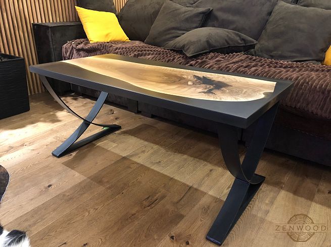 Столи з епоксидної смоли і дерева - Київ | ZenWood