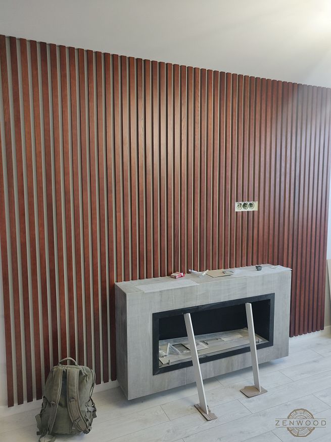 Декор стін вертикальними рейками - Київ | ZenWood