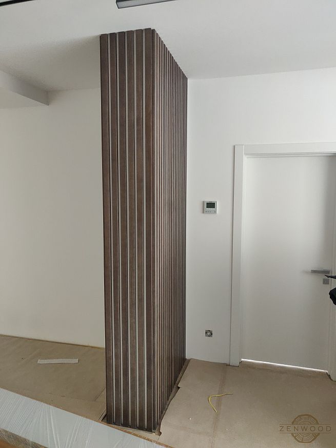 Декор стін вертикальними рейками - Київ | ZenWood