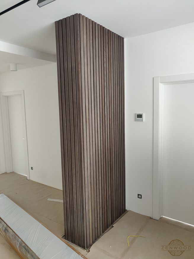 Декор стін вертикальними рейками - Київ | ZenWood