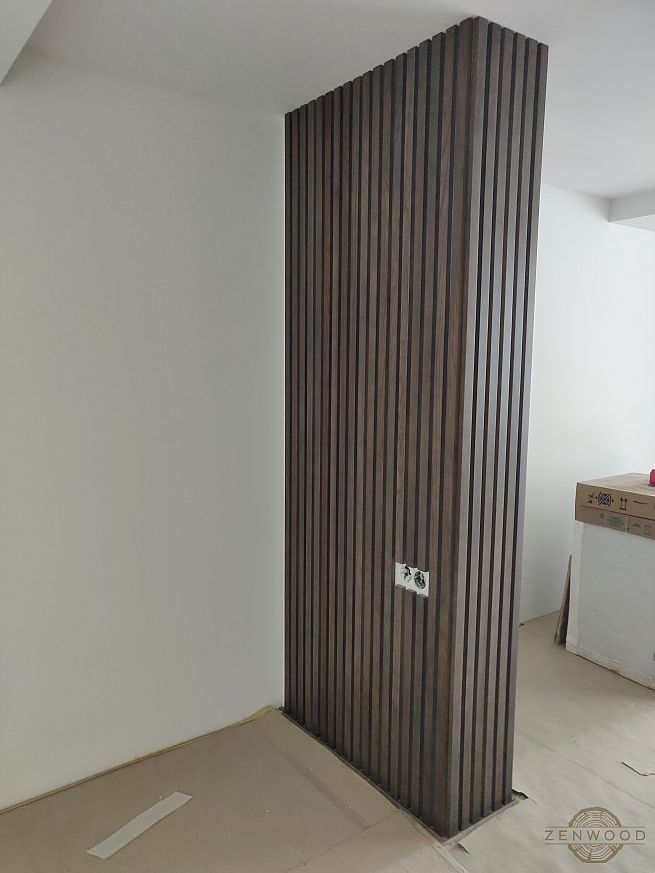 Декор стін вертикальними рейками - Київ | ZenWood