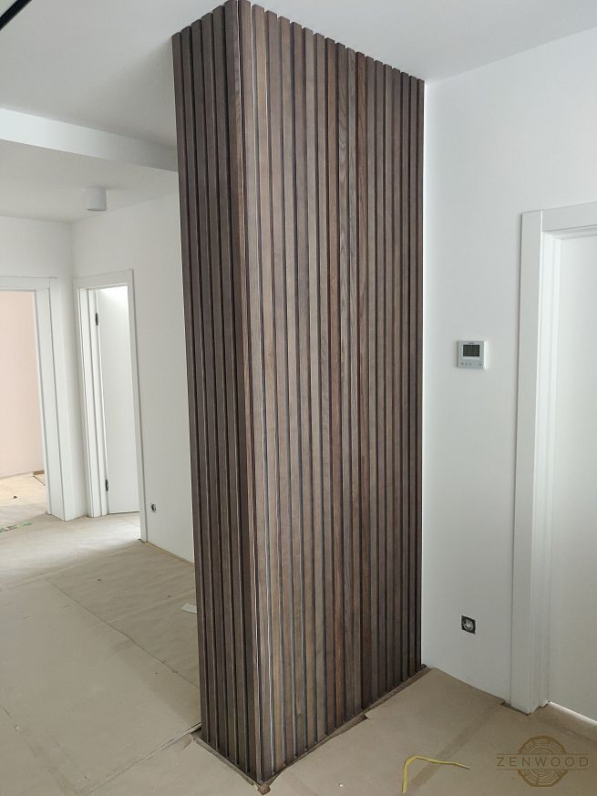 Декор стін вертикальними рейками - Київ | ZenWood