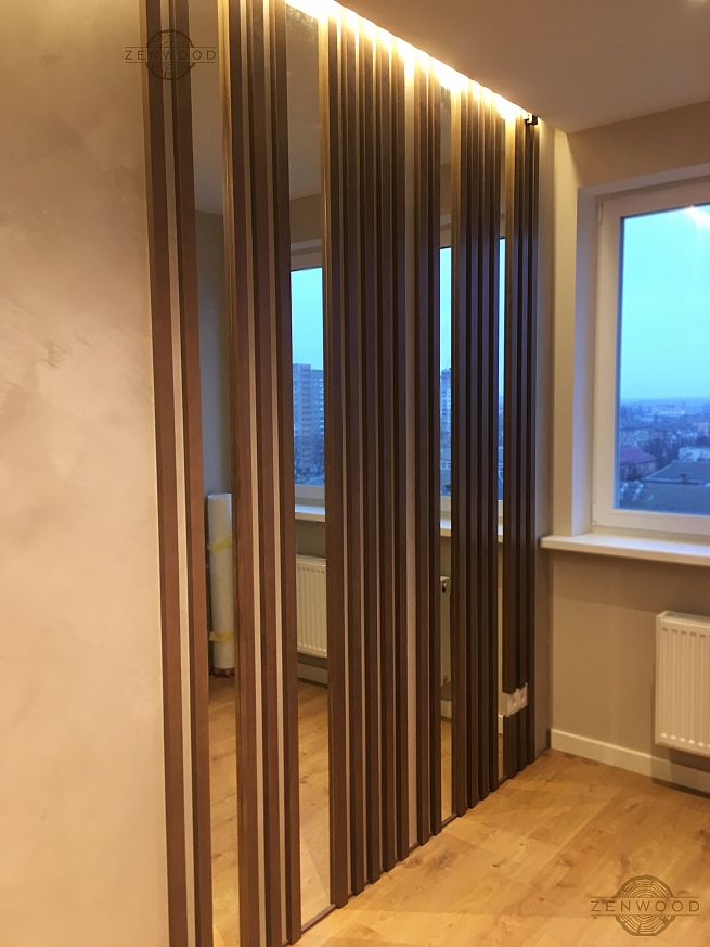 Декор стін вертикальними рейками - Київ | ZenWood