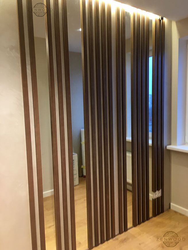 Декор стін вертикальними рейками - Київ | ZenWood
