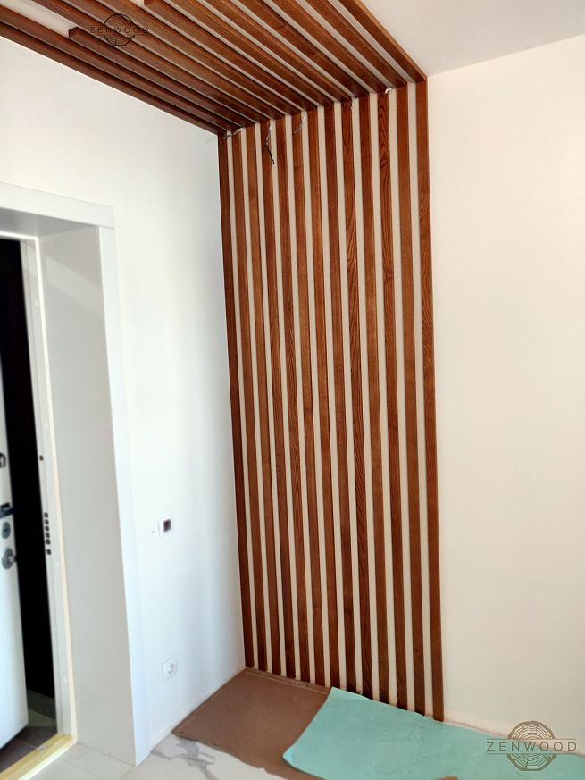 Декор стін вертикальними рейками - Київ | ZenWood