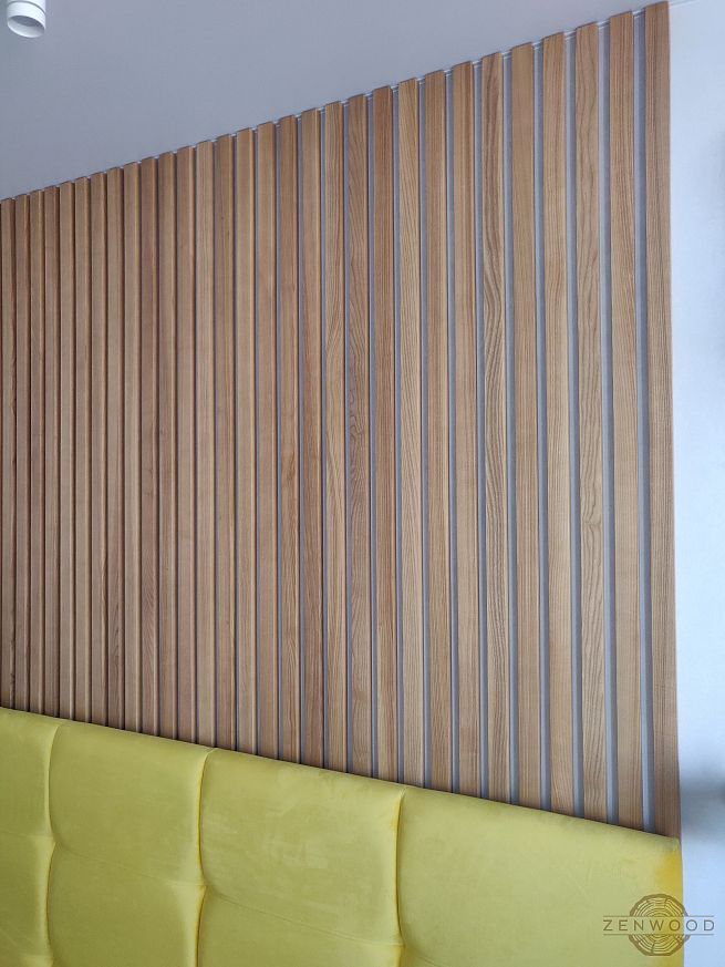 Декор стін вертикальними рейками - Київ | ZenWood