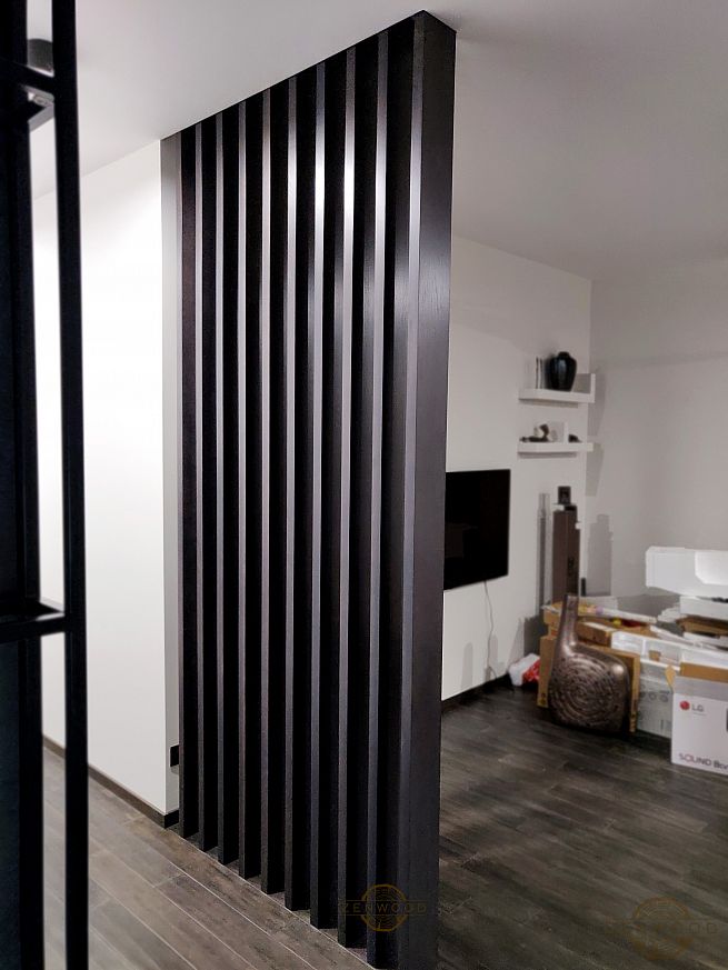 Перегородка зонування вертикальним брусом - Київ | ZenWood