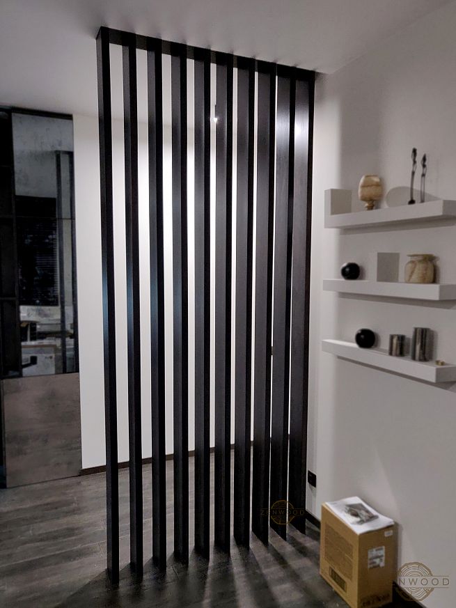 Перегородка зонування вертикальним брусом - Київ | ZenWood