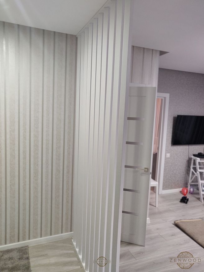 Перегородка зонування вертикальним брусом - Київ | ZenWood