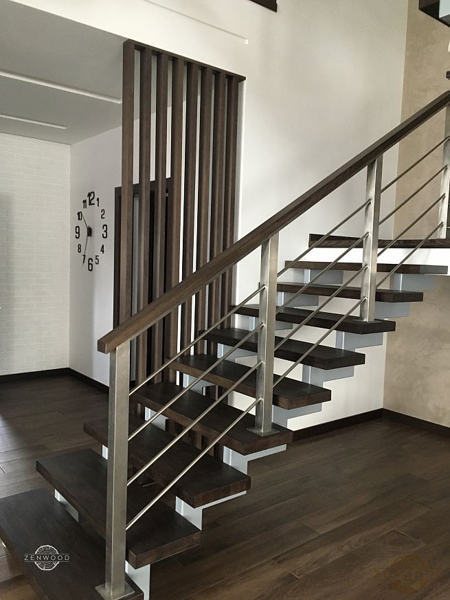 Перегородка зонування вертикальним брусом - Київ | ZenWood