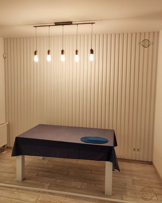 Декор стін вертикальними рейками - Київ | ZenWood