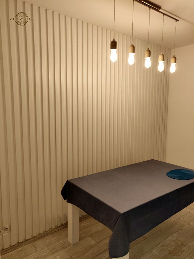 Декор стін вертикальними рейками - Київ | ZenWood