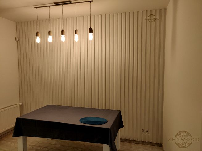 Декор стін вертикальними рейками - Київ | ZenWood