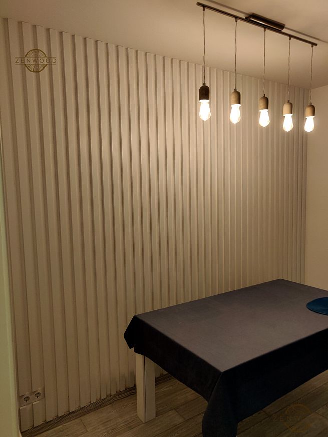 Декор стін вертикальними рейками - Київ | ZenWood