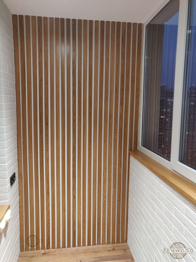 Декор стін вертикальними рейками - Київ | ZenWood