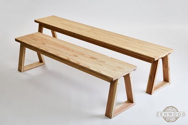 Лави і лавки зі спинкою та без - Київ | ZenWood