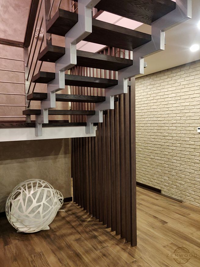 Дерев'яні сходи та східці - Київ | ZenWood