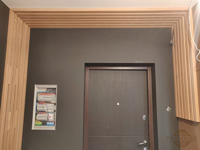 Декор стін вертикальними рейками - Київ | ZenWood