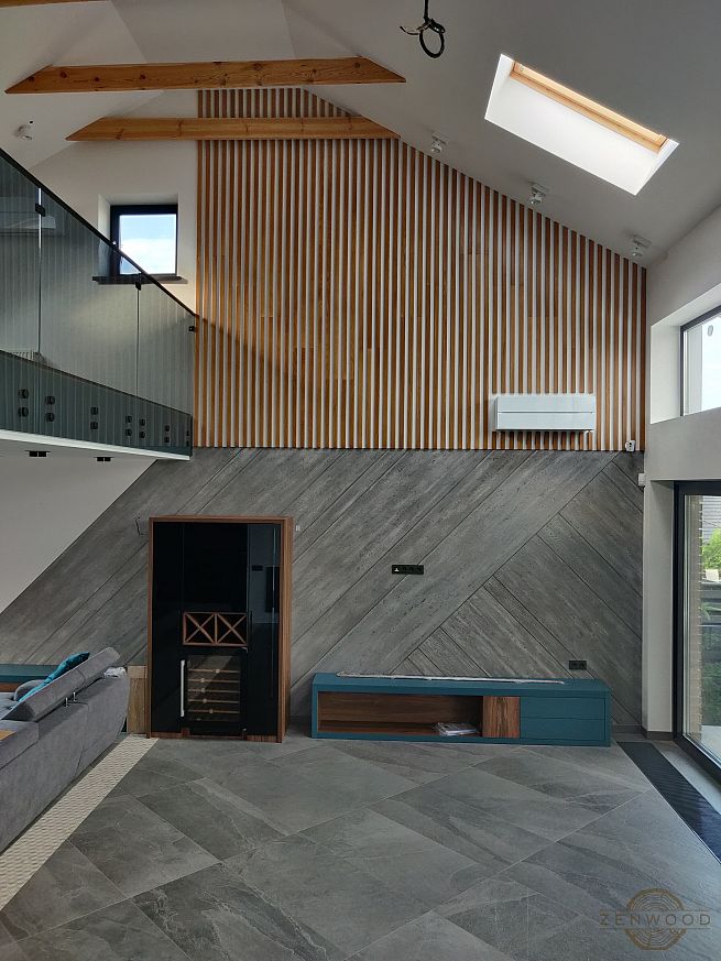 Декор стін вертикальними рейками - Київ | ZenWood