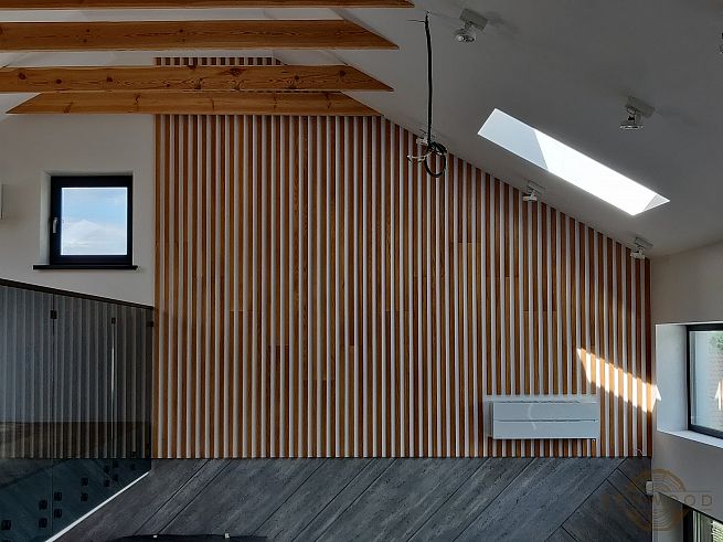 Декор стін вертикальними рейками - Київ | ZenWood